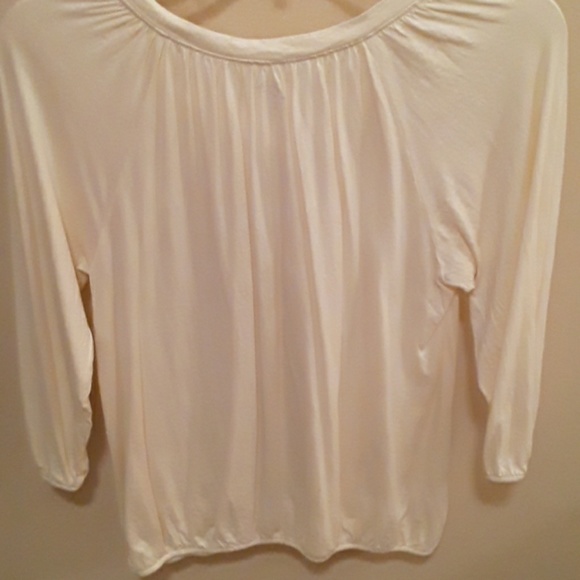 Ann taylor loft rhinestone button blouse - Picture 3 of 3